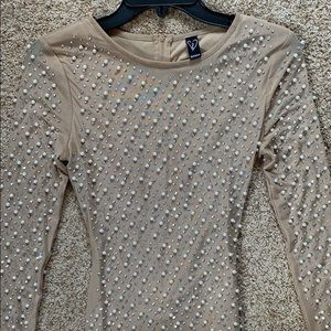 Windsor Pearl Long Sleeve Maxi Dress